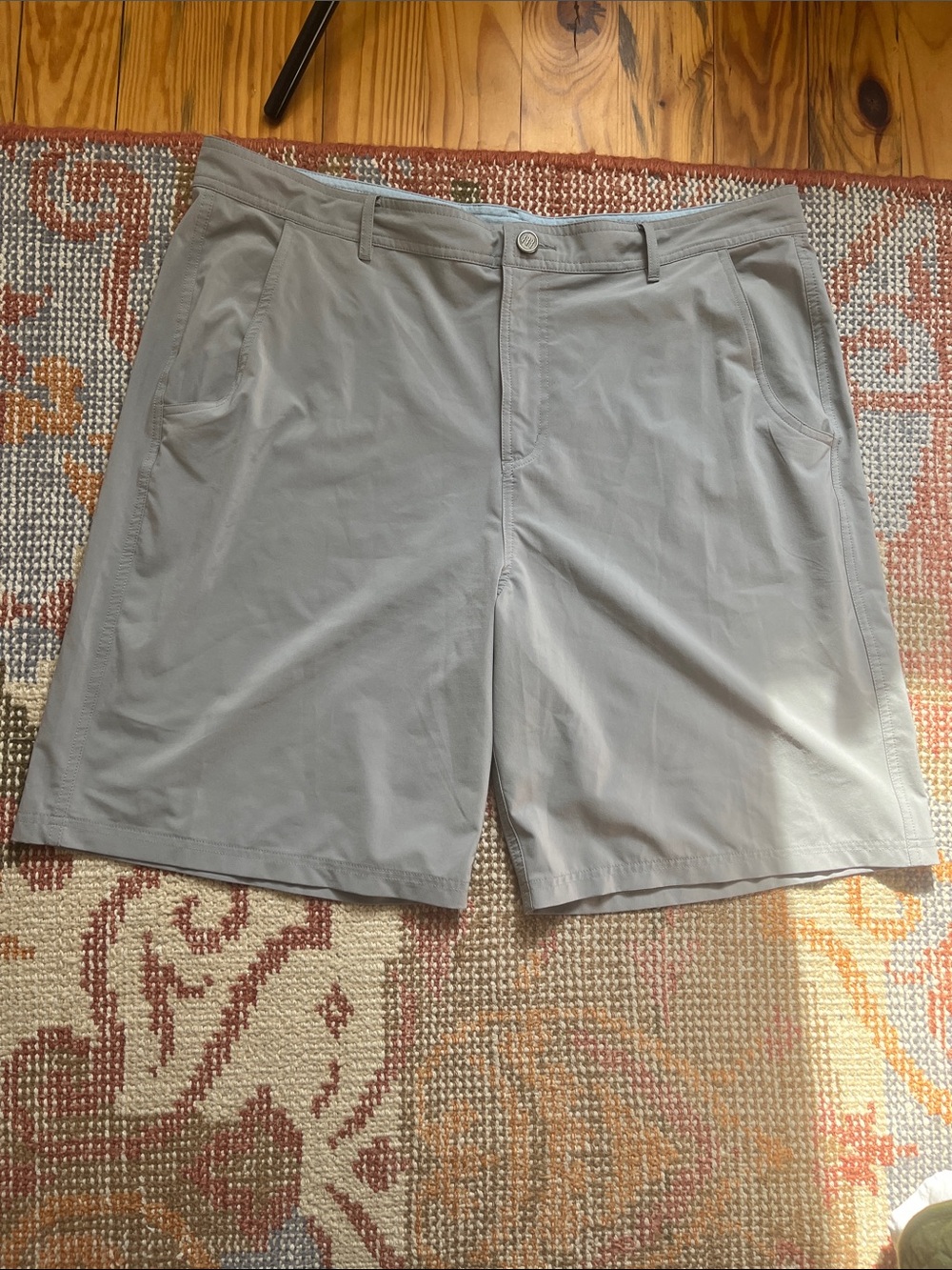 Free Fly Men’s Latitude Shorts Color Cement Size 38